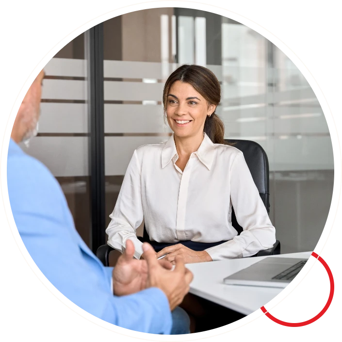 Professional woman in meeting